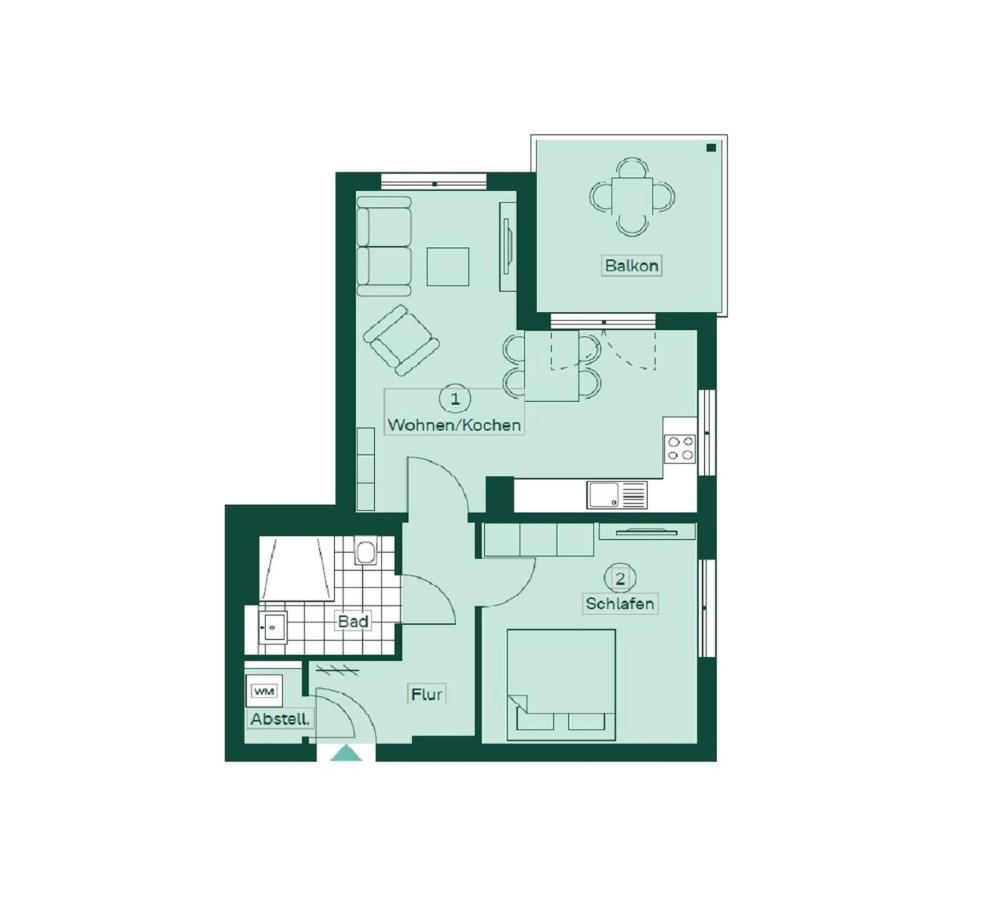 Apartment "Kiefernblick" - Haffresidenz Garz  Екстер'єр фото